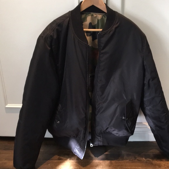 BRAND NEW Unisex bomber jacket Reversible - Picture 3 of 9